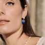 Carved teardrop earrings by Carousel Jewels
